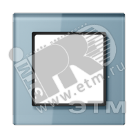 Рамка 1-я для горизонтальной/вертикальной установки  Серия- ACreation  Материал- стекло  Цвет- серо-голубой