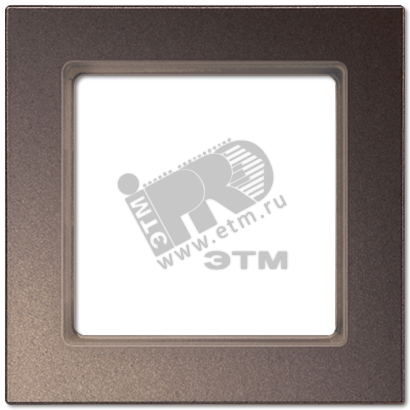 Рамка 1-я для горизонтальной/вертикальной установки  Серия- ACreation  Материал- дуропласт  Цвет- мокко