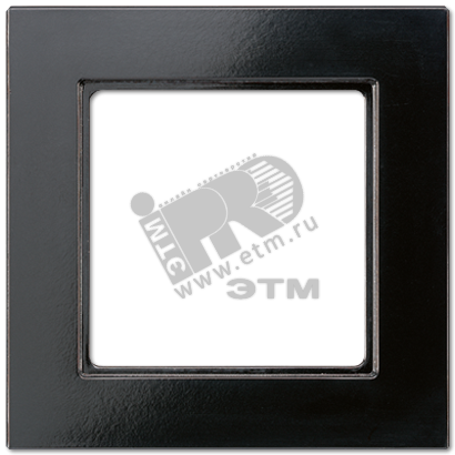 Рамка 1-я для горизонтальной/вертикальной установки  Серия- ACreation  Материал- дуропласт  Цвет- черный