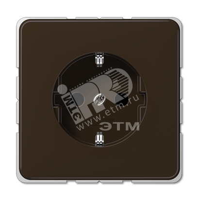 Розетка штепсельная SCHUKO 16A 250V коричневая