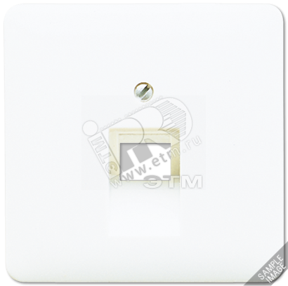 Крышка для ординарной телефонной и компютерной розетки  UAE  коричневая