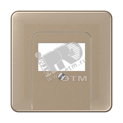 Крышка для ТАЕ розетки  золотая бронза