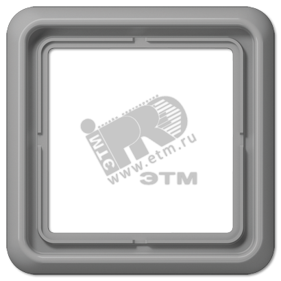 Рамка 1 пост универсальная серая