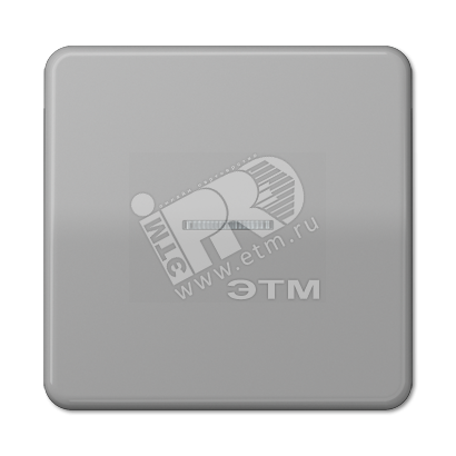 Клавиша с окошком для выключателя и кнопки с подсветкой  серая