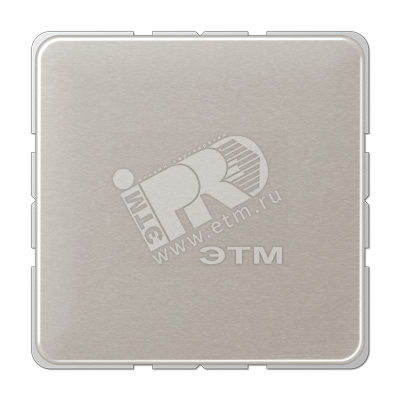 Крышка без отверстий с несущим каркасом для произвольных вырезов  платина