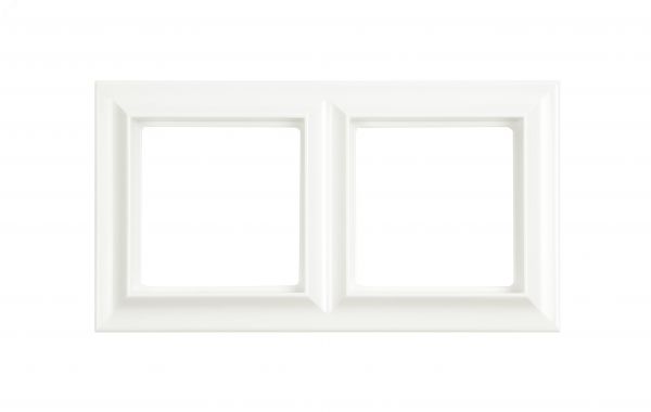 Рамка 2-поста, Eco Profi  Standart, термопласт, слоновая кость