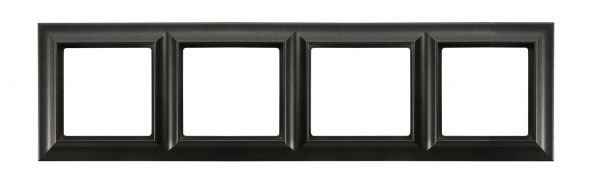 Рамка 4-поста  Eco Profi  Standart  термопласт  антрацит
