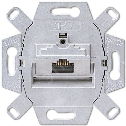 Розетка компьютерная UAE 1-ная, (экранированная)  категория 6  Механизм.