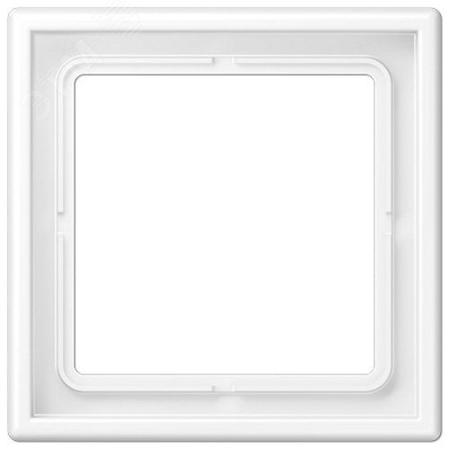 Рамка 1 пост, дюропласт, белый матовый