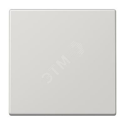 Клавиша 1-я для выключателей и кнопок  без подсветки. Серия LS990  Материал- дуропласт  Цвет- светло-серый