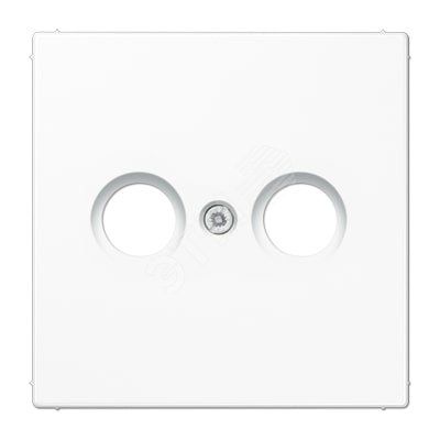 Накладка для телевизионной розетки (TV-FM)  Серия LS990  Материал- термопласт  Цвет- белый