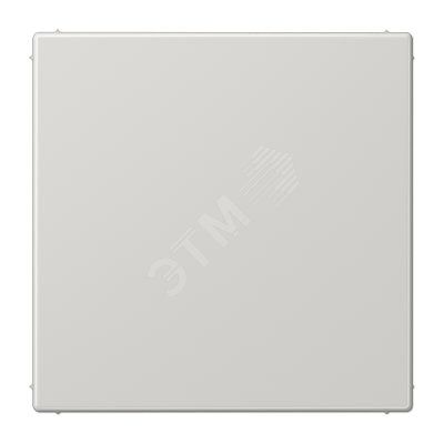 Крышка без отверстий для произвольных вырезов (с несущей платой)  Серия LS990  Материал- термопласт  Цвет- светло-серый