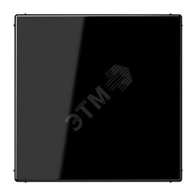 Крышка без отверстий для произвольных вырезов (с несущей платой)  Серия LS990  Материал- термопласт  Цвет- черный