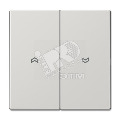 Клавиша для выключателя управления жалюзи  светло-серая