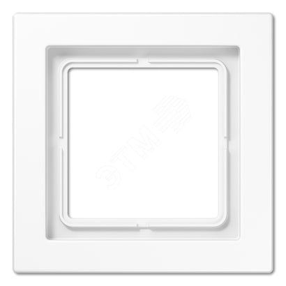 Рамка 1-я для горизонтальной/вертикальной установки  Серия- LS-Design  Материал- дуропласт  Цвет- белый
