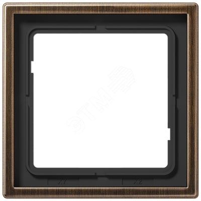 Рамка 1-я для горизонтальной/вертикальной установки  Серия- LS990  Материал- металл  Цвет- античная латунь