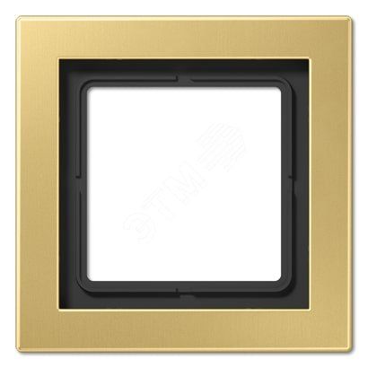Рамка 1-я для горизонтальной/вертикальной установки  Серия- LS-Design  Материал- металл  Цвет- классическая латунь