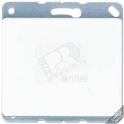 Крышка глухая с опорным кольцом  черная