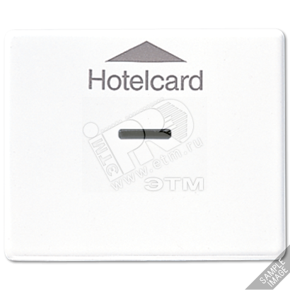 Накладка карточного выключателя  золотая бронза