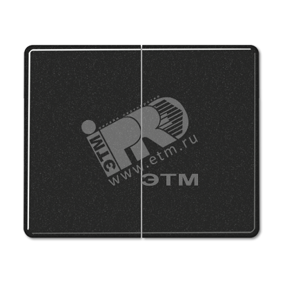 Клавиши для сдвоенных кнопочных выключателей выключателей и кнопок черные