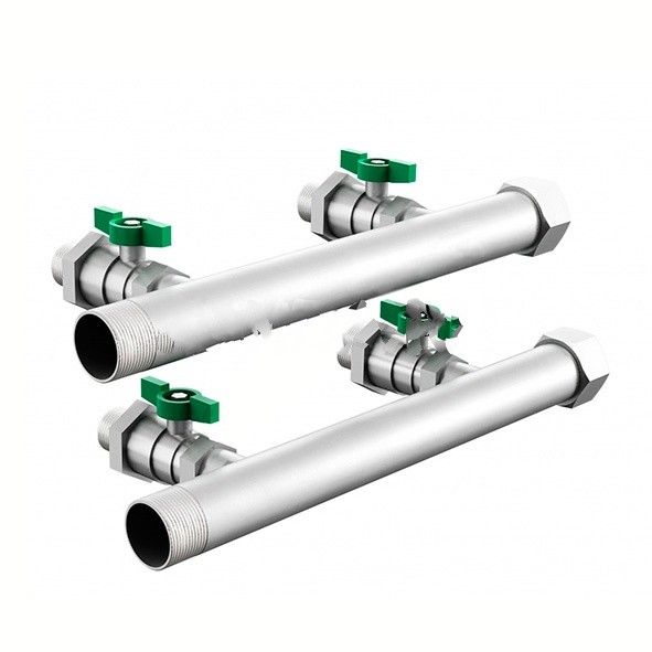 Напорный и всасывающий коллектор для установок CMBE TWIN, Grundfos