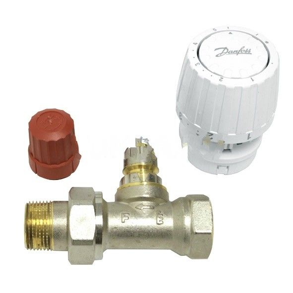 Комплект терморегулятора RA-N/RA 2994/RTR-N/RTR 7090, прямой, Danfoss