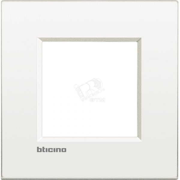 LL Лицевая панель 2 модуля Белый