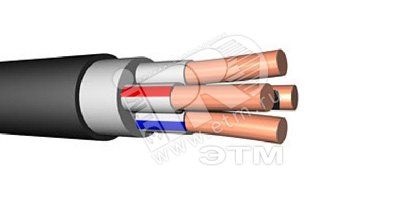 Кабель силовой ВВГнг(А)-FRLS 4х10ок(N)-0,66 ТРТС  однопроволочный