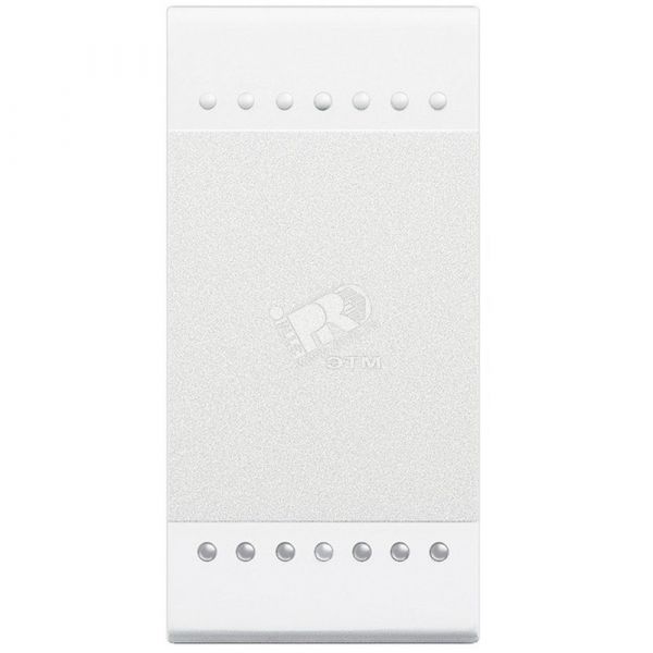 LivingLight Переключатель с автоматическими клеммами 1 модуль белый