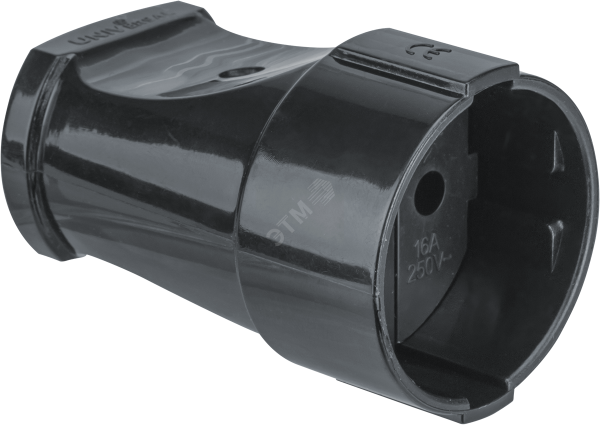 Розетка Navigator 61 717 NCA-SK01-10A-X-BL переносная б/з черная