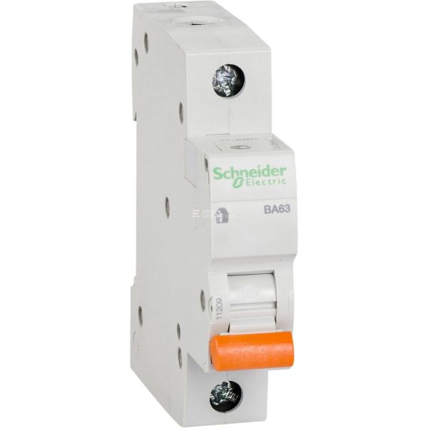 Schneider Electric 11209 АВТОМАТИЧЕСКИЙ ВЫКЛЮЧАТЕЛЬ ВА63 1П 63A C 4,5 кА, Болгария/Италия