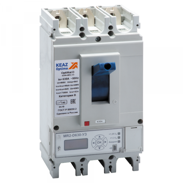 Выключатель автоматиеский OptiMat D630H-MR1-ОМ4-РЕГ
