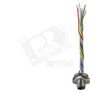 ACCESSORIES ДЛЯ POSITION SWITCH PLUG CONNECTOR (8-POLE), M12, FOR M20X1.5 MATCHING CABLE BOX 3RX8000-0CB81-1GF0