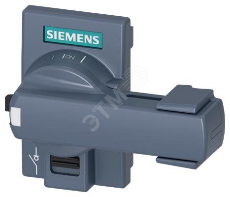 Рукоятка прямого привода плоского типа DIN43880 серый для типоразмера 1