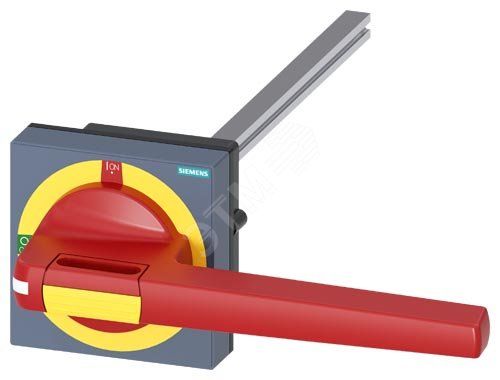 Механизм дверной поворотный аварийной установки с допуск компенсацией размер 100x100, вал 12x12, 300мм, 0-I комплектация устройства ручка размер размер 200мм