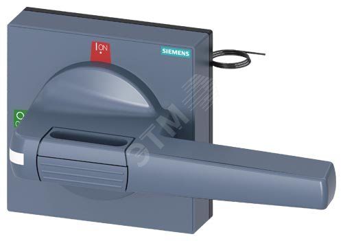 Ручка с маскирующей рамкой стандарт размер 100x 100, для вала 12x 12, 0-I, ручка размер 200 мм аксессуар для 3KD размер 5, 3KF размер 5