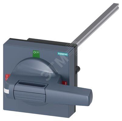 Механизм дверной поворотный стандарт с допуск компенсацией размер 100x100, вал 8x8, 300мм, I-0-II комплектация устройства ручка размер размер 100мм