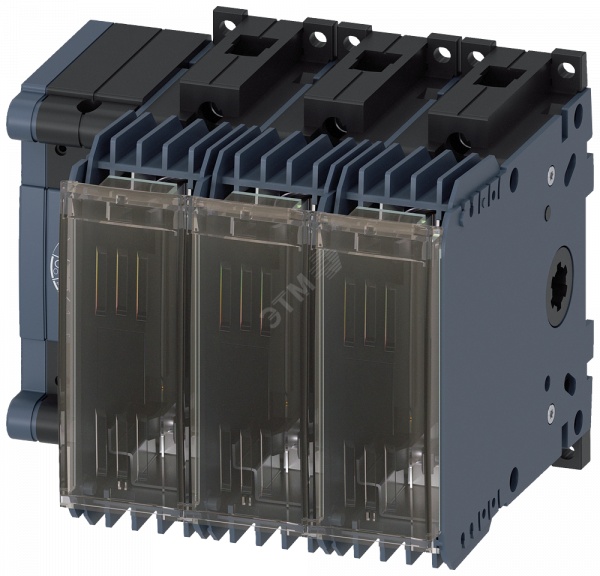 Выключатель-разъединитель предохранительный 32A тр-1 3-пол для LV HRC предохранителей тр-000 переднее управление слева базовый блок без ручки рамочные клеммы