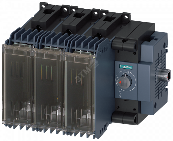 Выключатель-разъединитель предохранительный 32A тр-1 3-пол для LV HRC предохранителей тр-000 боковое управление справа базовый блок без ручки рамочные клеммы