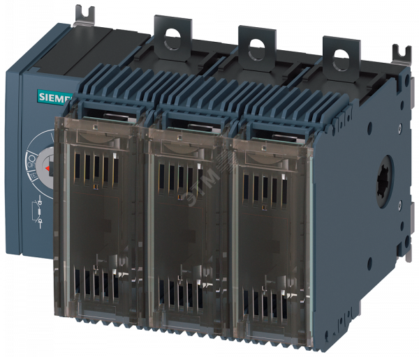 Выключатель-разъединитель предохранительный 125A тр-2 3-пол для LV HRC предохранителей тр-000 и 00 боковое управление слева базовый блок без ручки плоские клеммы