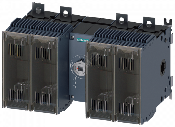 Выключатель-разъединитель предохранительный 250A тр-3 4-пол для LV HRC предохранителей тр-0 и 1 переднее управление центр базовый блок без ручки плоские клеммы