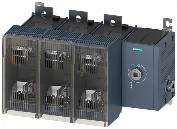 Выключатель-разъединитель предохранительный 630A тр-5 3-пол для LV HRC предохранителей тр-2 и 3 боковое управление справа базовый блок без ручки плоские клеммы