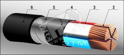 Кабель силовой ВБШвнг(А)-LS 4х185 (N)-1 многопроволочный