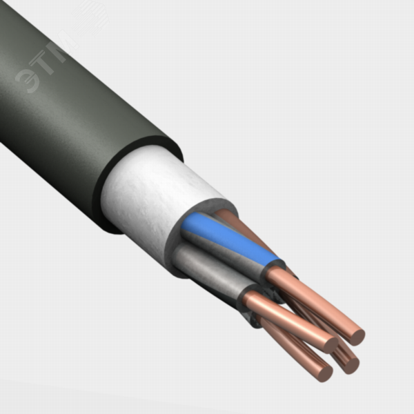 Кабель силовой ПвПГнг(А)-HF 4х10(N) - 1 ТРТС
