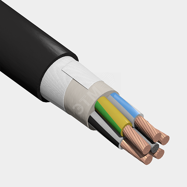 Кабель силовой ПвПГнг(А)-HF 5х50мк(N, PE) - 0.66 ТРТС