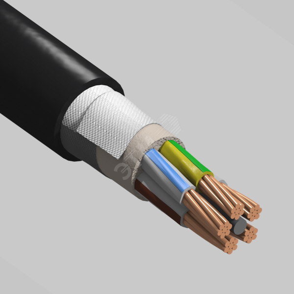 Кабель силовой ПвПГнг(А)-HF 5х25мк(N, PE) - 1 ТРТС