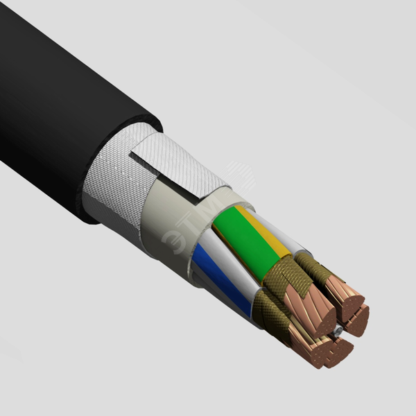 Кабель силовой ПвПГнг(А)-FRHF 5х70мс(N, PE) - 1 ТРТС