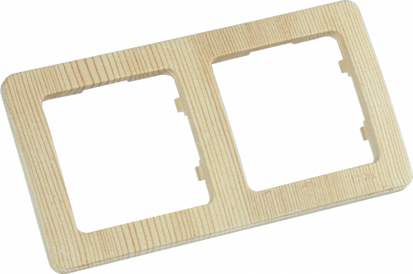 MASTER Рамка на 2 поста, сосна