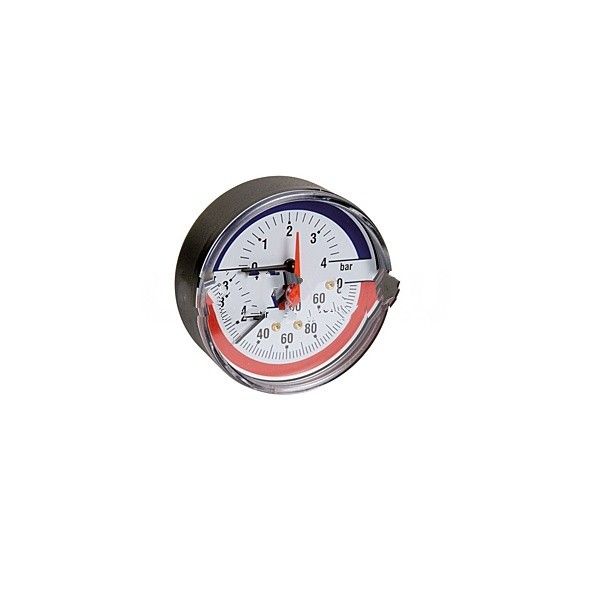 Термоманометр R226, подключение сзади, Giacomini