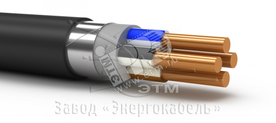 Кабель силовой ВБбШв 4х10 (ож)-0.660 однопроволочный